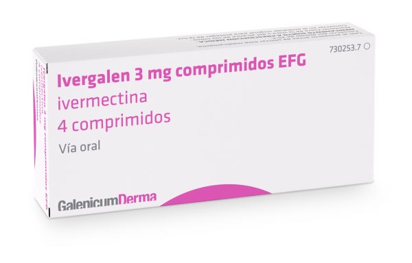 IVERGALEN 3 MG 4 TABS – 28€